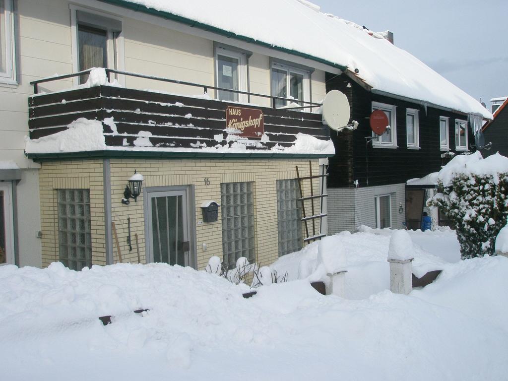 Harzpension Haus Koenigskopf ブラウンラーゲ エクステリア 写真